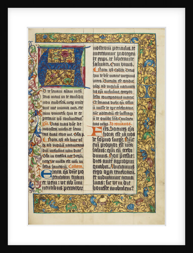 Decorated Initial A by Anonymous