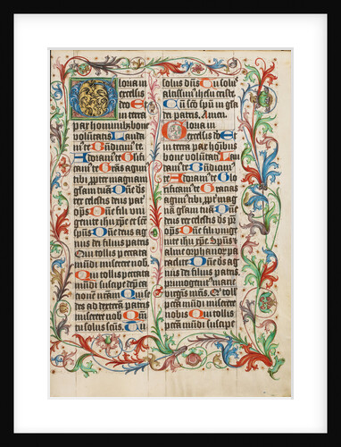 Decorated Initial G by Anonymous