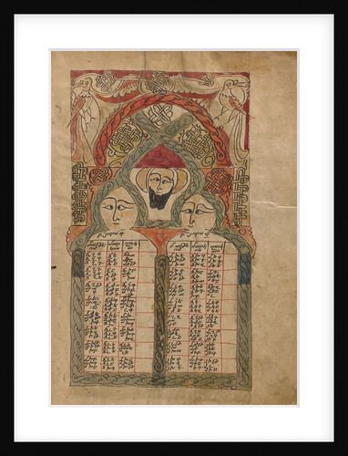 Canon Table Page by Anonymous