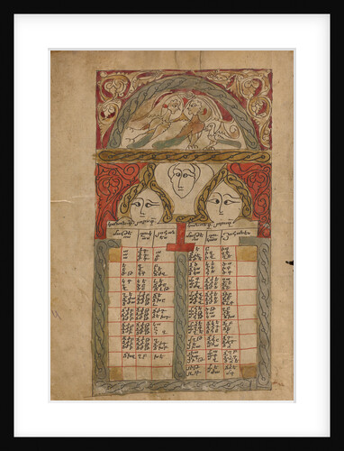 Canon Table Page by Anonymous