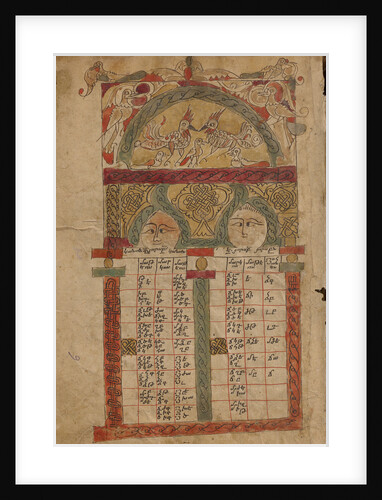 Canon Table Page by Anonymous