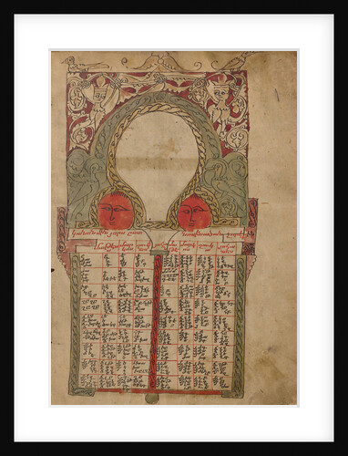 Canon Table Page by Anonymous