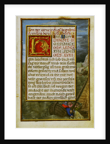 Border with Jonah Cast into the Sea by Simon Bening