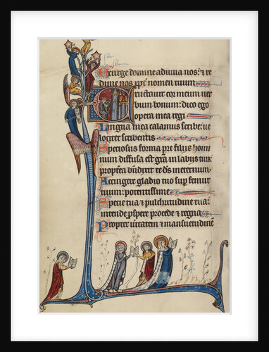 Initial E: David Playing the Harp by Bute Master