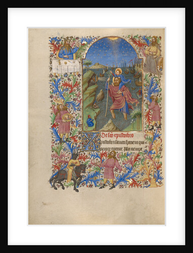 Saint Christopher Carrying the Christ Child by Spitz Master