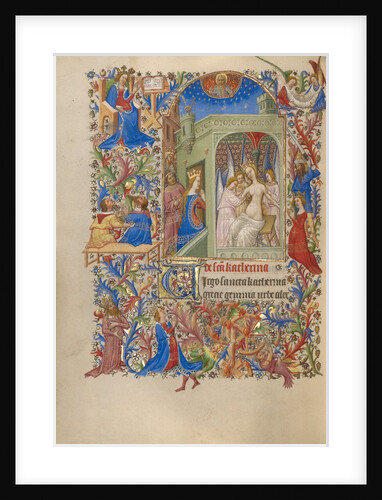 Saint Catherine Tended by Angels by Spitz Master