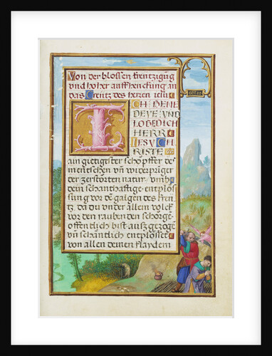 Border with the Sacrifice of Isaac by Simon Bening