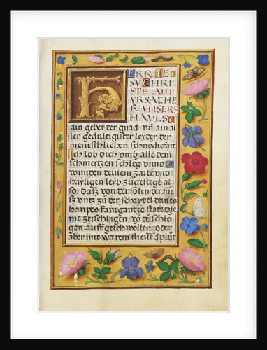 Decorated Text Page by Anonymous