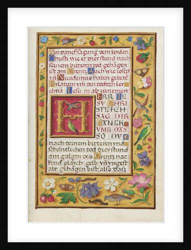 Decorated Text Page by Anonymous