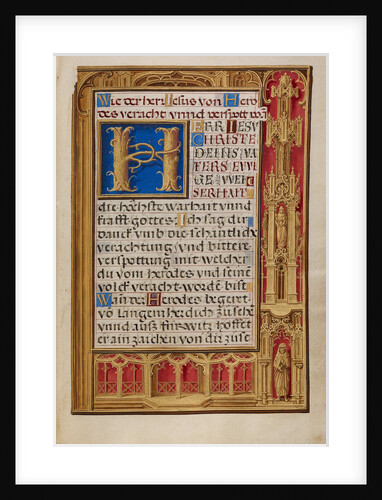 Decorated Text Page by Anonymous