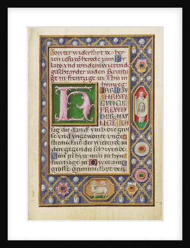 Decorated Text Page by Anonymous