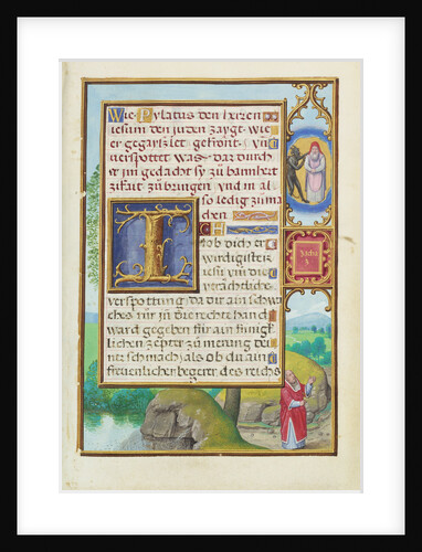 Border with Zechariah's Vision of the High Priest and the Devil by Simon Bening
