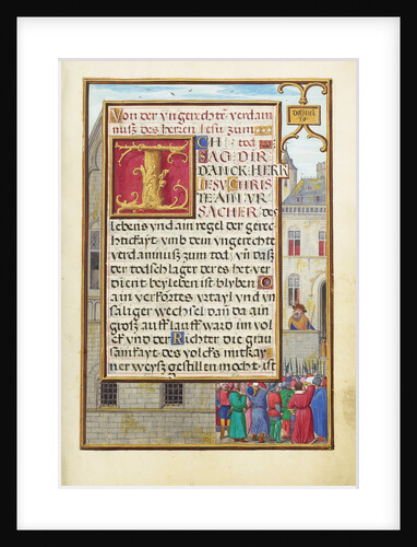 Border with the People Demanding Daniel from Cyrus by Simon Bening
