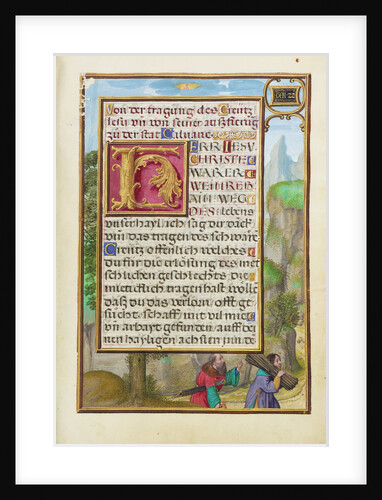 Border with Abraham and Isaac by Simon Bening