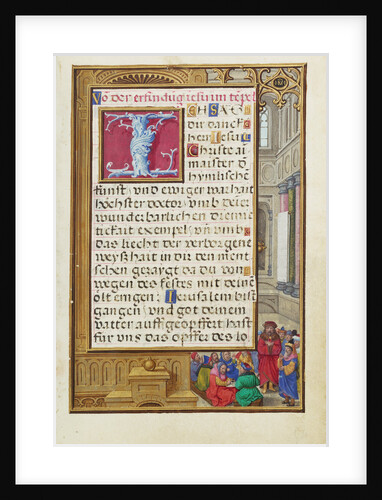 Border with Samuel Putting forward Saul as King by Simon Bening