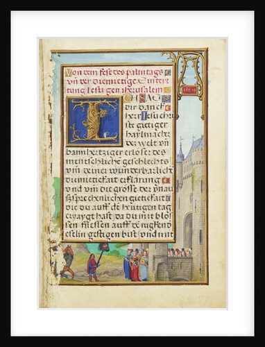 Border with David's Return with Goliath's Head by Simon Bening