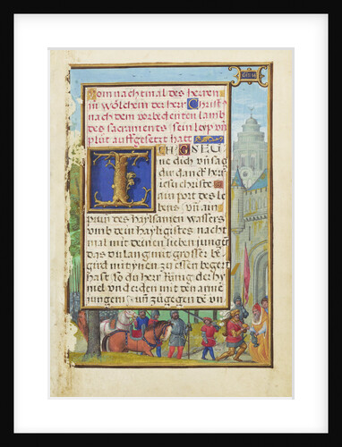 Border with the Meeting of Abraham and Melchizedek by Simon Bening