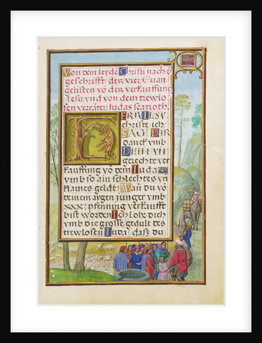 Border with Joseph Being Sold by His Brothers by Simon Bening