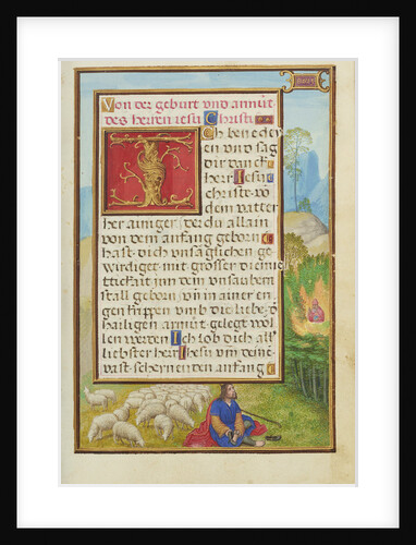 Border with Moses and the Burning Bush by Simon Bening