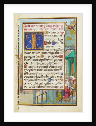Border with Samuel Brought before Eli by Simon Bening