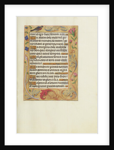 Decorated Text Page by Anonymous