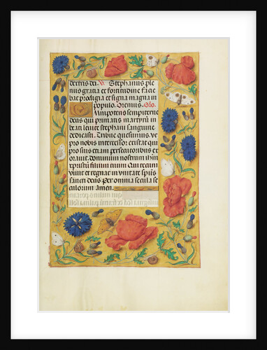 Decorated Text Page by Anonymous