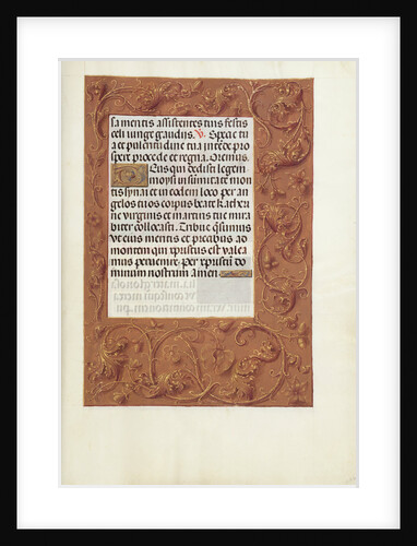 Decorated Text Page by Anonymous