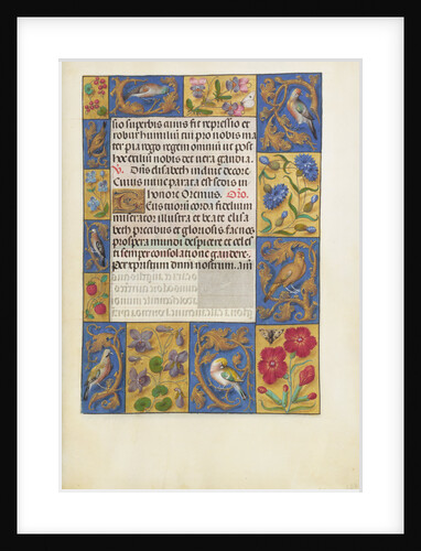 Decorated Text Page by Anonymous