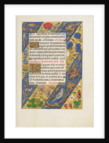 Decorated Text Page by Anonymous
