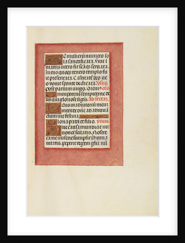 Decorated Text Page by Anonymous