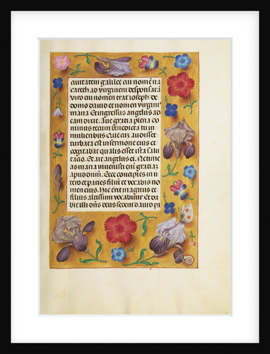 Decorated Text Page by Anonymous