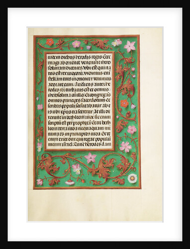 Decorated Text Page by Anonymous