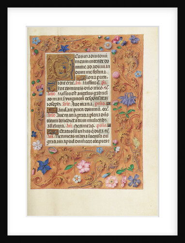 Decorated Text Page by Anonymous