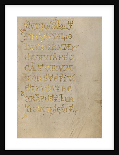 Decorated Text Page by Anonymous