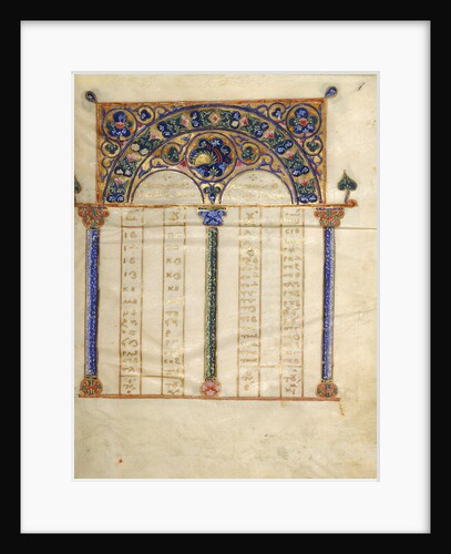 Canon Table Page by Anonymous
