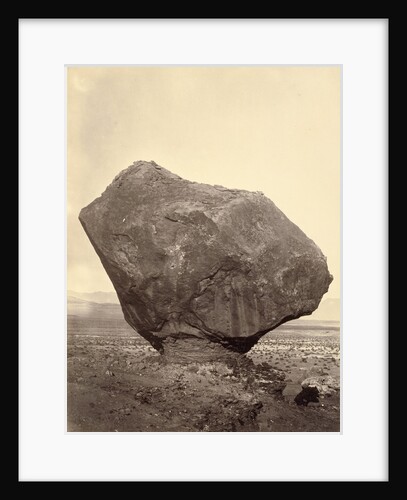 Perched Rock, Rocker Creek, Arizona by William H. Bell