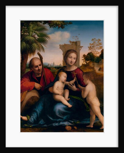 The Rest on the Flight into Egypt with St. John the Baptist by Fra Bartolommeo