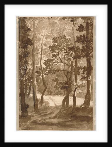 A Path Leading into a Forest Clearing by Nicolas Poussin