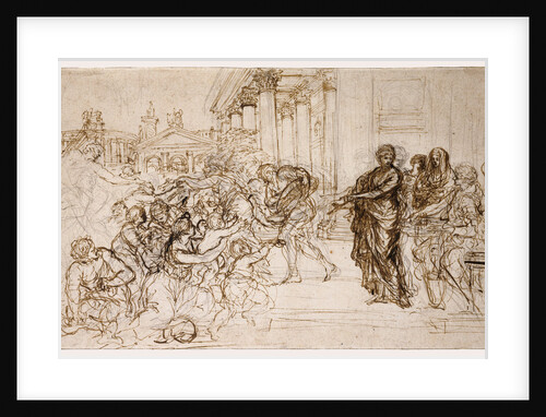 Saint Cecilia Giving Alms to the Poor by Pietro da Cortona