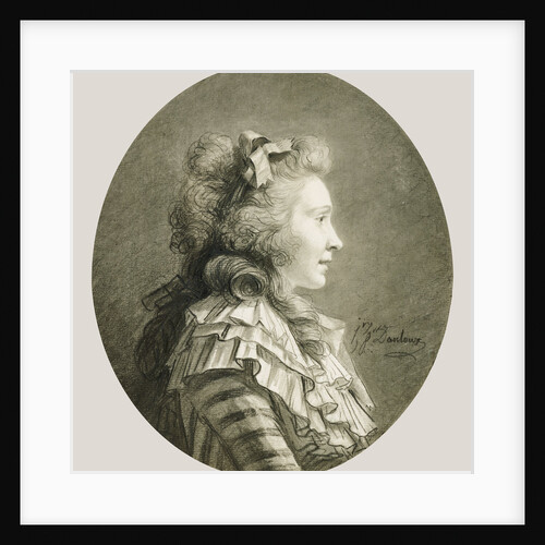 Portrait of a Young Lady in Profile by Henri-Pierre Danloux