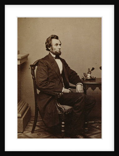 President Abraham Lincoln, Washington D.C. by Mathew B. Brady