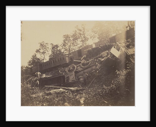 R.R. Accident on Alexandria and Orange R.R. Caused By Rebels by A.J. Russell