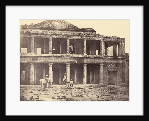 Interior of Secundrabagh After the Massacre by Felice Beato
