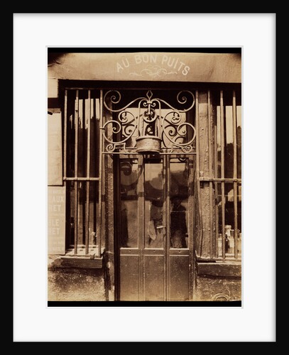 Au bon puits, rue Michel Le Conte, 36 (IIIe) by Eugène Atget