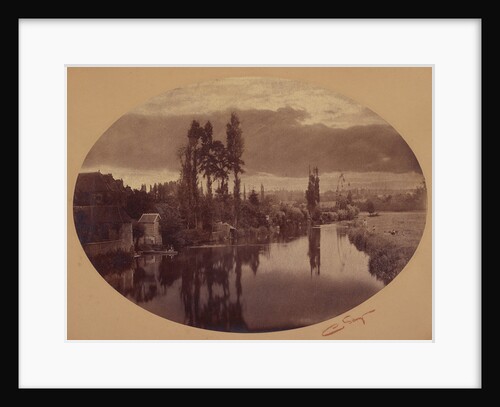 River Scene, France by Camille Silvy