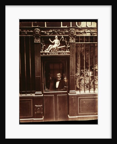 25, Rue des Blancs Manteaux (Café, rue des Blancs Manteaux) by Eugène Atget