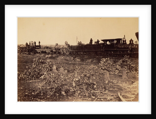 Remains of Wreck on the Track by A.J. Russell