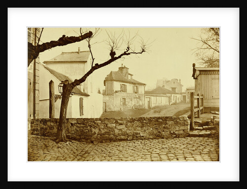 The Impasse de l'Essai at the Horse Market, Paris by Charles Marville