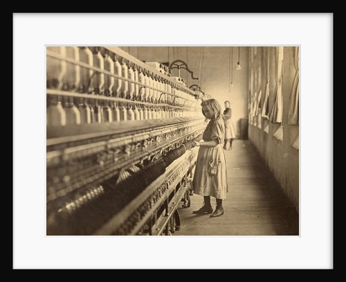Sadie Pfeiffer, Spinner in Cotton Mill, North Carolina by Lewis W. Hine