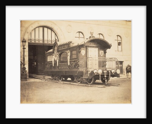 Pius IX's Railroad Car by Gustave Le Gray